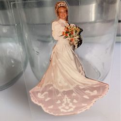 Wedding Dress (sealed In Box) White W/Pearls 