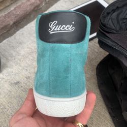 Size 12 GUCCI Suede Trainer Shoes 