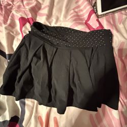 Victoria Secret Pink  All-Day Cotton Foldover Pleated Skort