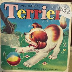 Mechanical Terrier Wind Up Toy