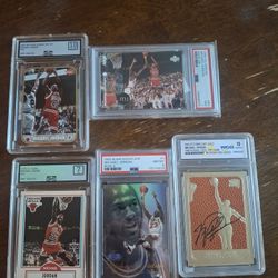 GRADED JORDAN CARDS