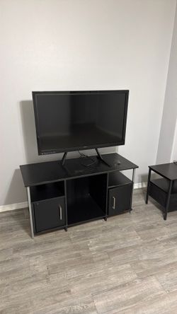 2 tables and TV