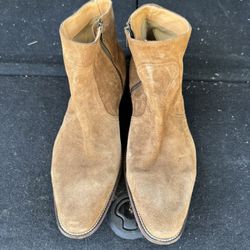 brown suede ankle boots men’s size 11 