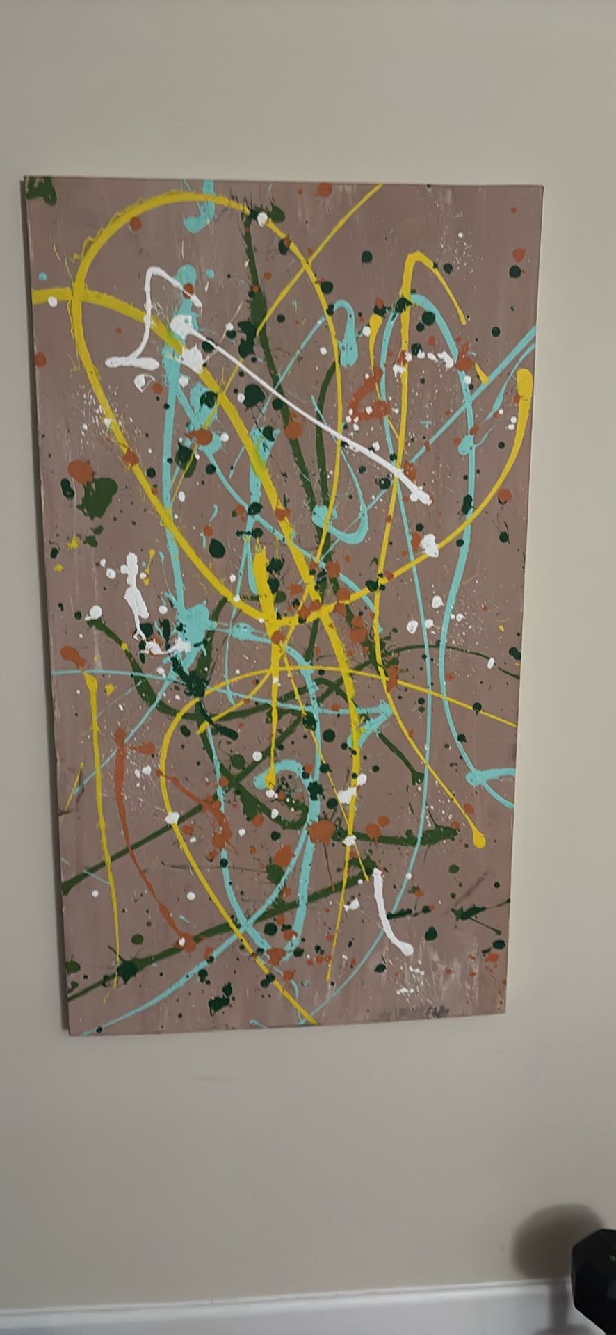 Two Homemade Canvasses For Your Walls.