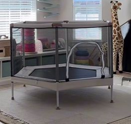 Kids trampoline 220lb capacity for boys and girls