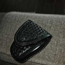 JS Leather Cuff Case For Duty Belt