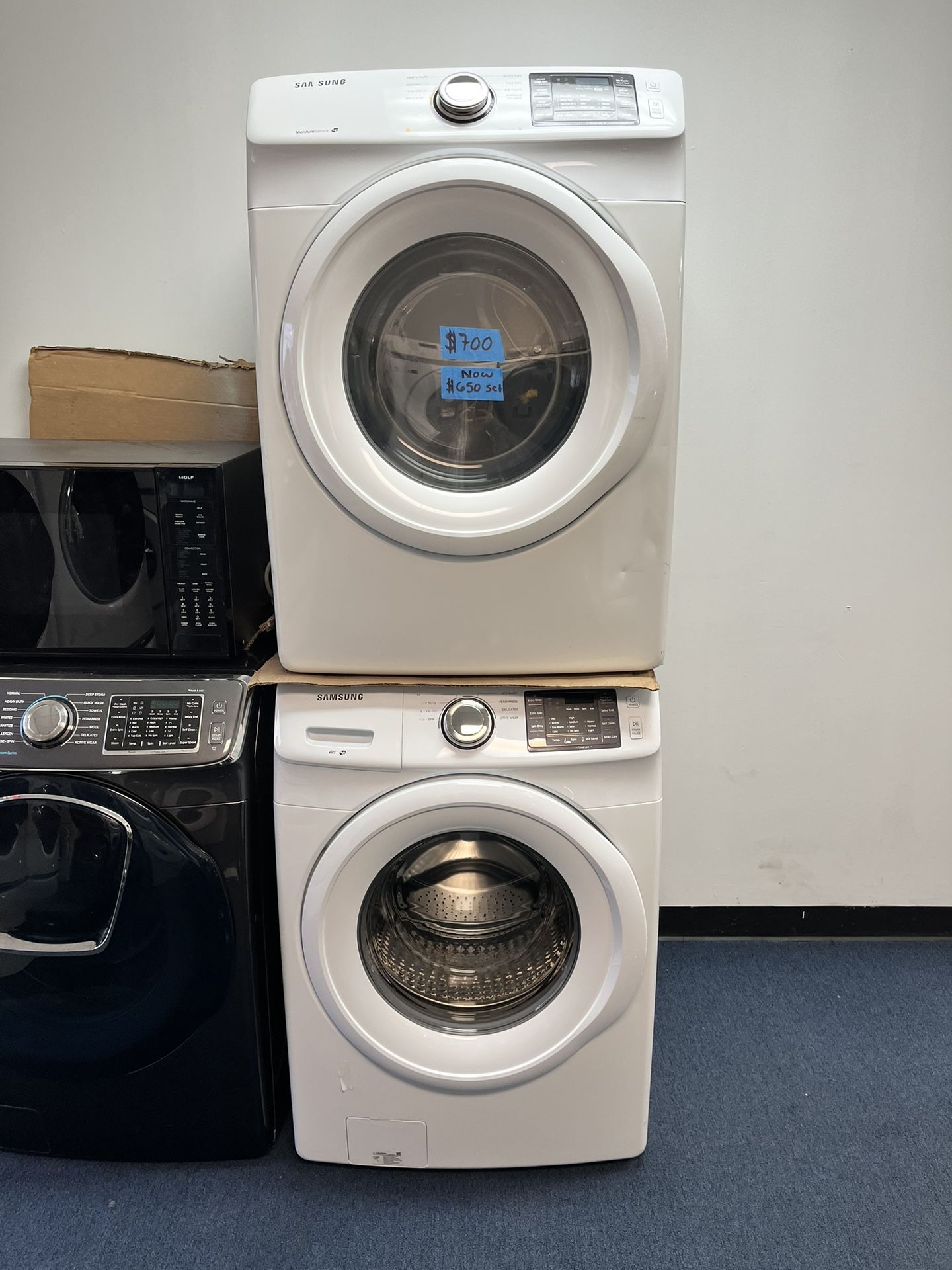 Samsung Electric Front Load Washer & Dryer Set