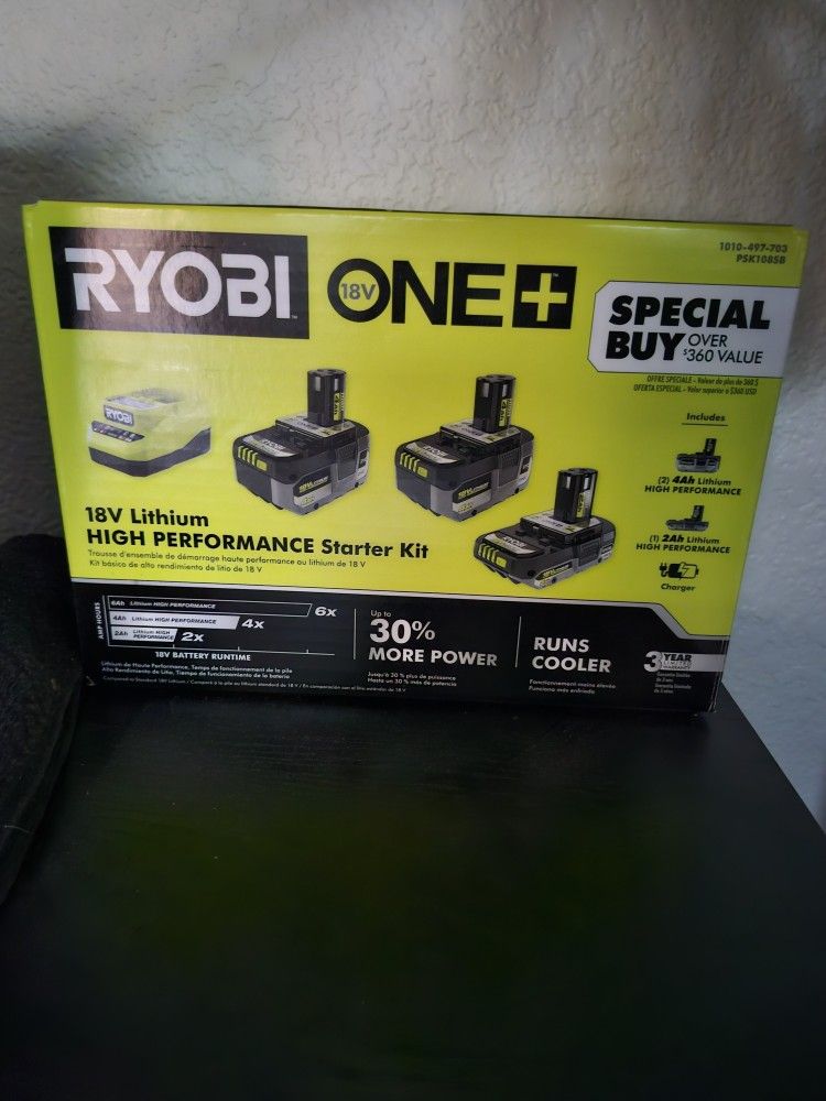 Brand new Ryobi high performance 18 V, Lithium