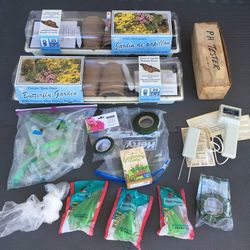 Assorted Lot Garden Nursery Flower Arranging Equipment Supplies