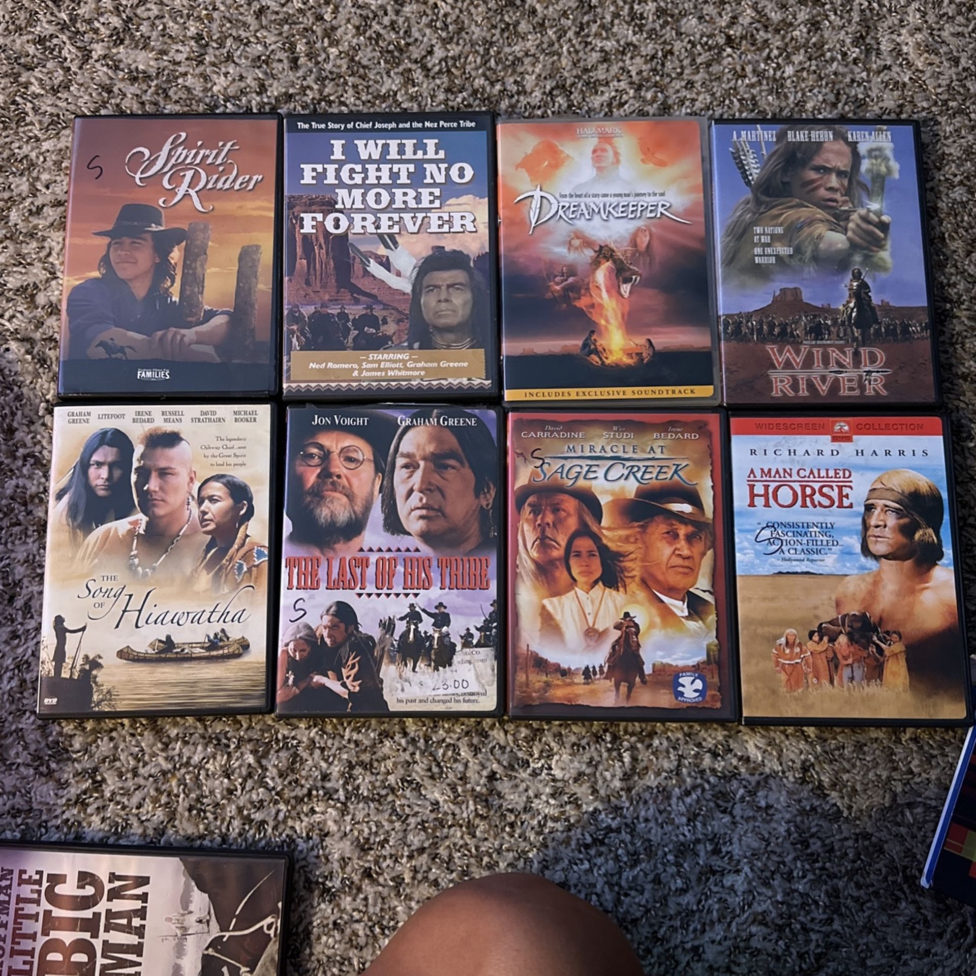 Native American Movies Each $5