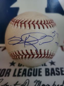 Sergio Romo signed baseball