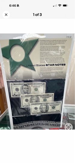 United States Star Notes Currency Collection Set