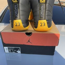 Jordan 12 Black & Yellow New 