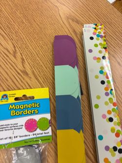 3 sets of magnetic borders