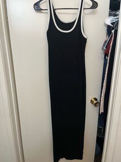 A new day cotton tank dress (XS) black