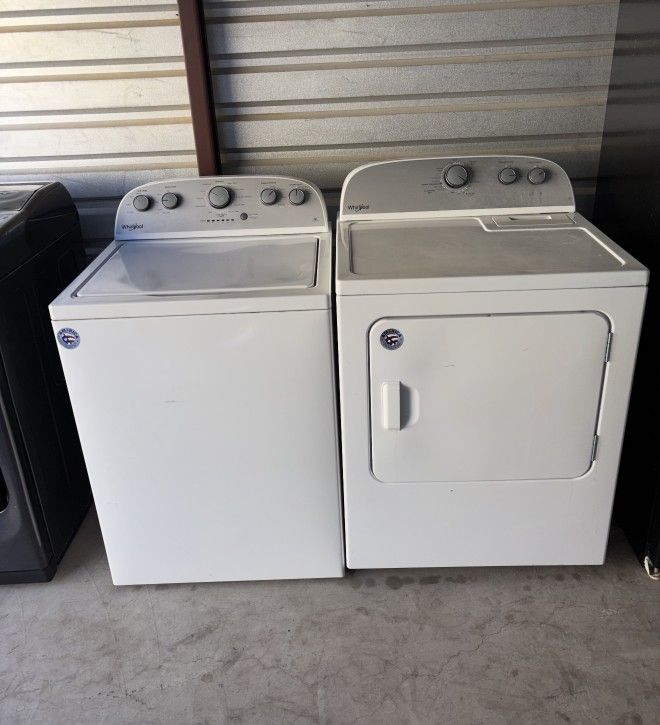 Whirlpool Washer And Electric Dryer Matching Set