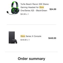 Xbox with Headphones Bought On March 30!  ($500 Value!)