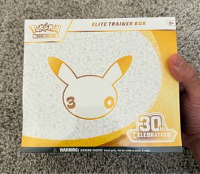 Pokémon TCG: Mega Evolutions 30th Celebration Anniversary Elite Trainer Box NEW/SEALED