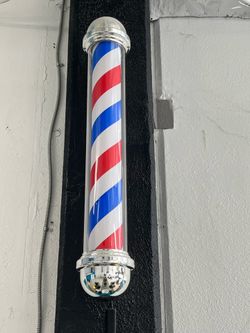 Barber pole decor for sale