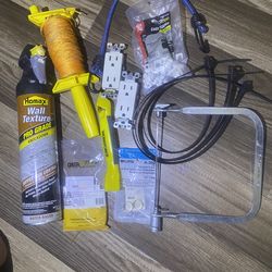 SAW / PAINT / OUTLETS | MISCELLANEOUS PILE.