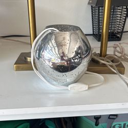 Silver orb Lamp