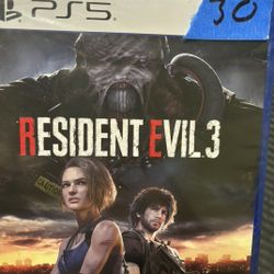 Resident Evil 3 Ps5