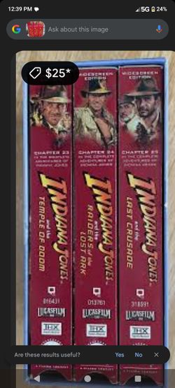 Indiana Jones 3 Movie Set