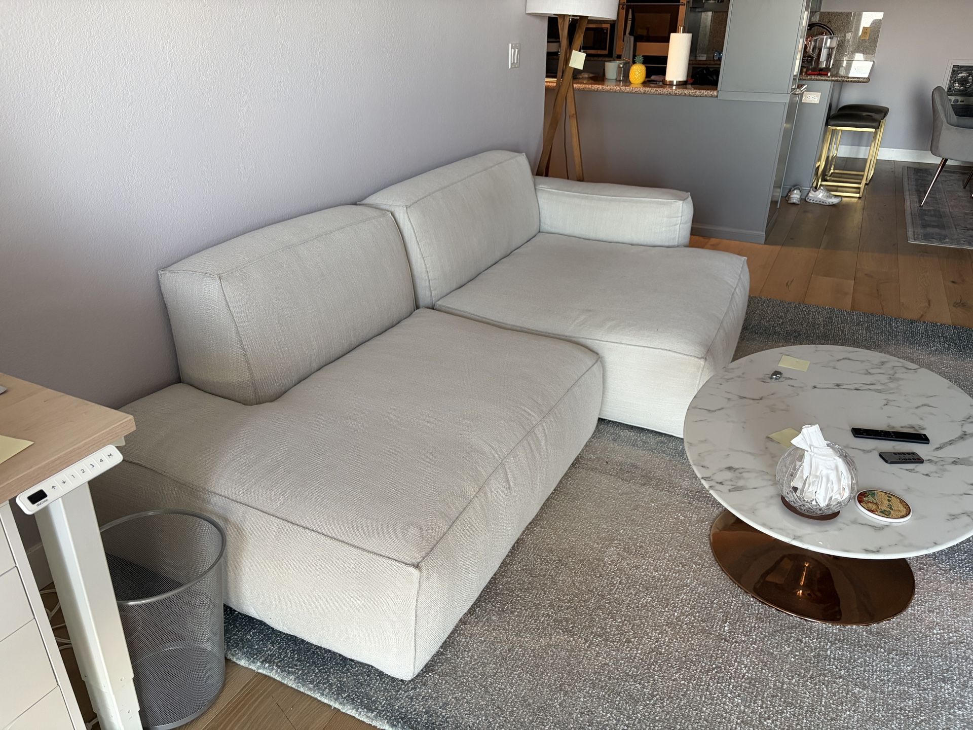 Modern Beige Sofa 