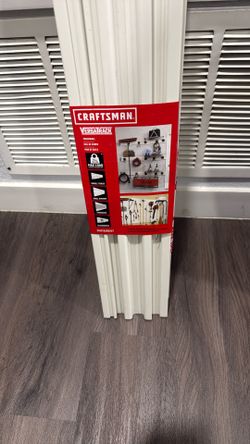 The item shown is a Craftsman Versatrack Trackwall storage system (Model: CHSTR2502VT