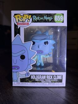 Hologram Rick Clone Funko Pop #659 Rick and Morty – Glow Style – New In Box