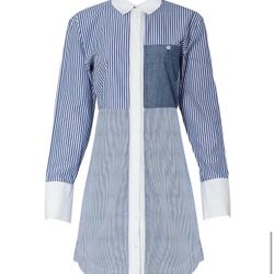 Elizabeth and James Jay striped shirt dress XS NWT $385