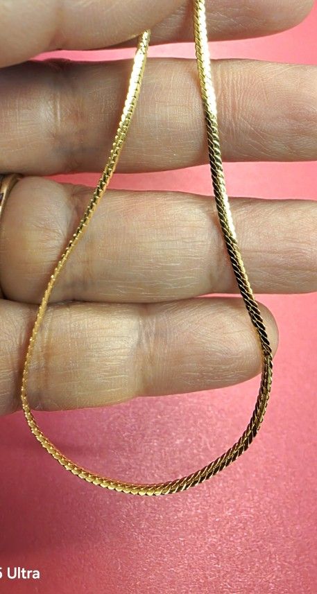 18k Cobra Bracelet- Size 7