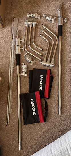 Set of 2 Heavy Duty C Stands for photography