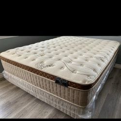 Ck Organic Cloud Edition Europillow Top 12inch Mattress 