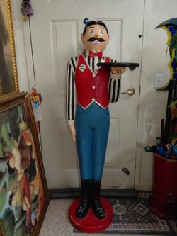 Butler Life size Resin