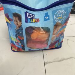Mega Bloks First Builders Big Building Bag Big Legos Toy Fun Play Set
