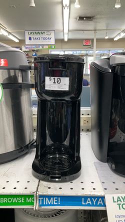 Black Single Serve Coffee Maker