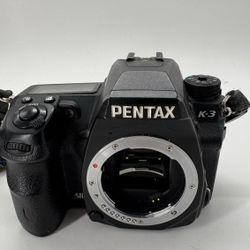 Pentax K-3 24.4MP Digital SLR DSLR Camera Body 875C