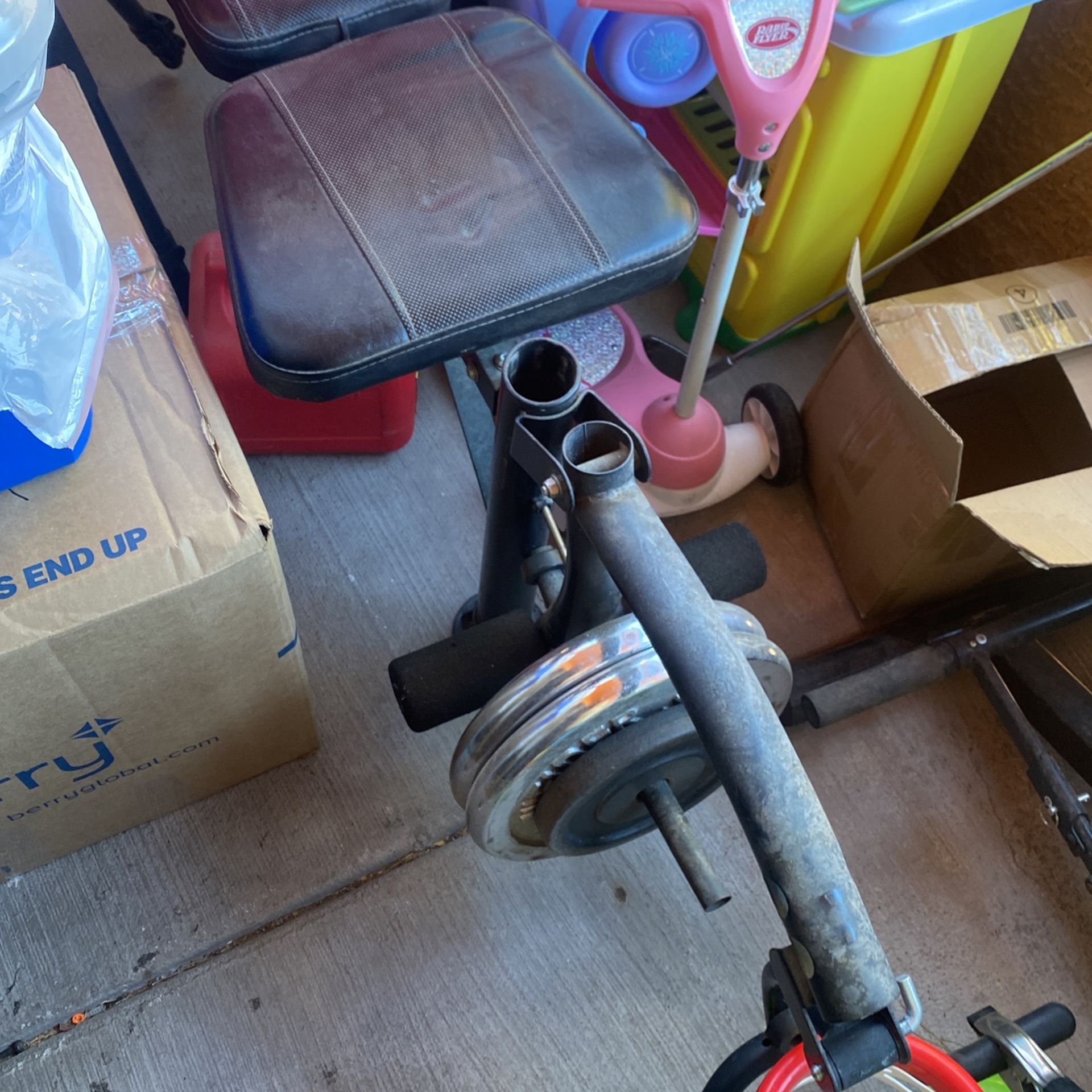 Weights And Weight Bench For Sale 75 Pond In Weight