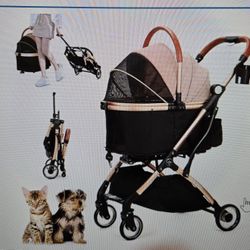 3 In 1 Pet stroller For Dogs