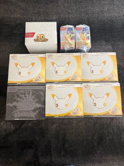 30th CELEBRATIONS ETB's /BUNDLES/TINS /Pitch Black ETB