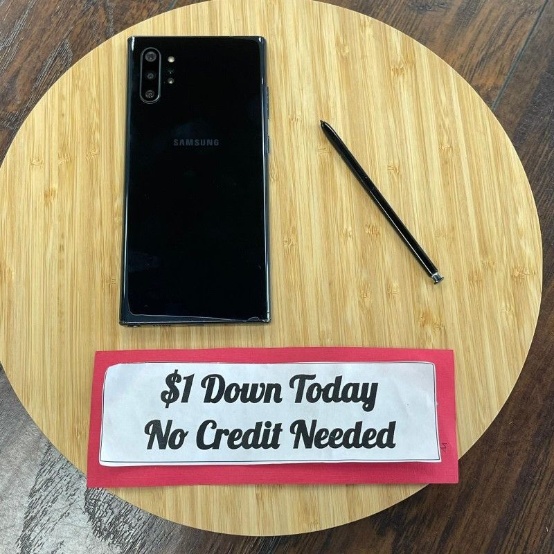 Samsung Galaxy Note 10 Plus 6.8 -PAYMENTS AVAILABLE-$1 Down Today 