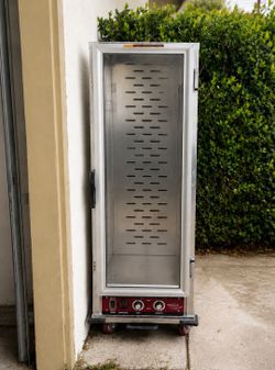 Stand up food warmer