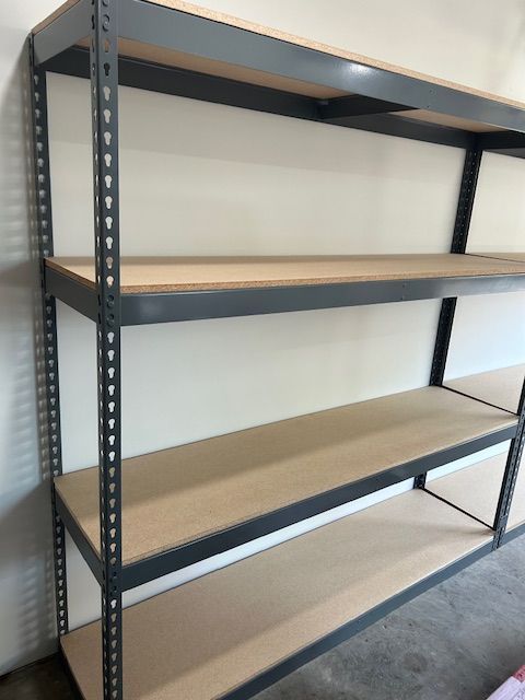 Garage Shelving 72 in W x 18 in D Storage Racks 4 Tier Easy to Assemble Stronger Than Homedepot And Lowes Delivery Available