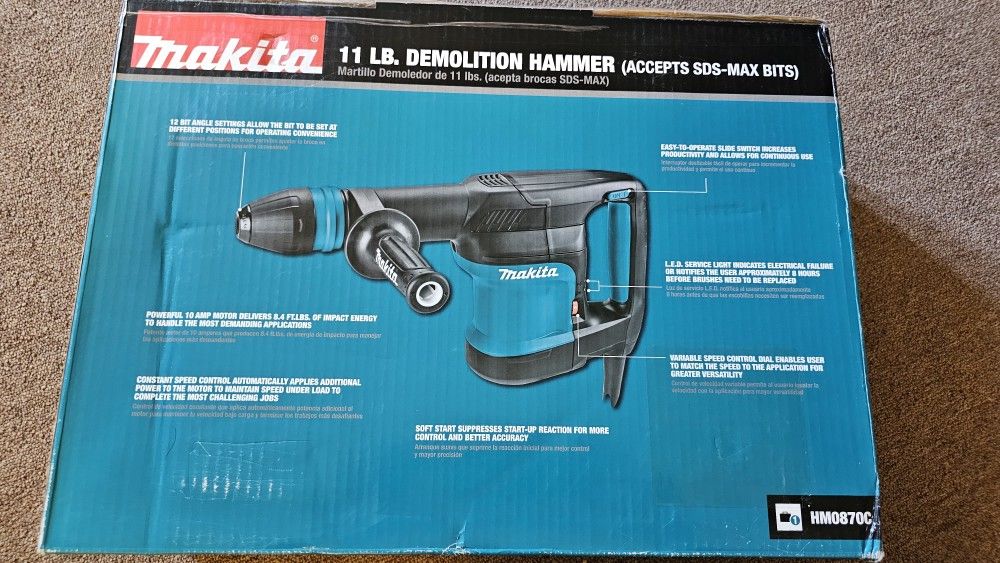 Makita Demolition Hammer 10 Amp