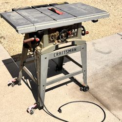 Craftsman 10” Table Saw Model: 137.248830