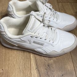 Reebok Classic Harman Ortholite Comfort Footbed White Gum Sole Womens Size 10