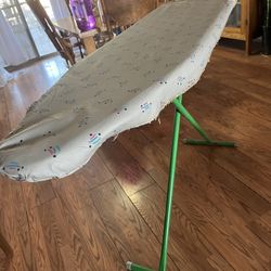 tall iron table vintage