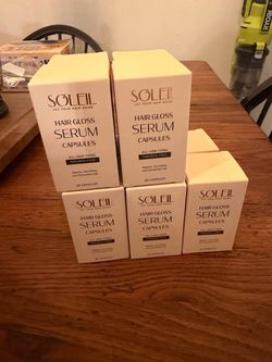 Soleil Hair Gloss Serum Capsules – Lot of 5
