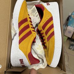 Size 8 mens - Adidas BAIT x One Punch Man Montreal Yellow Red White